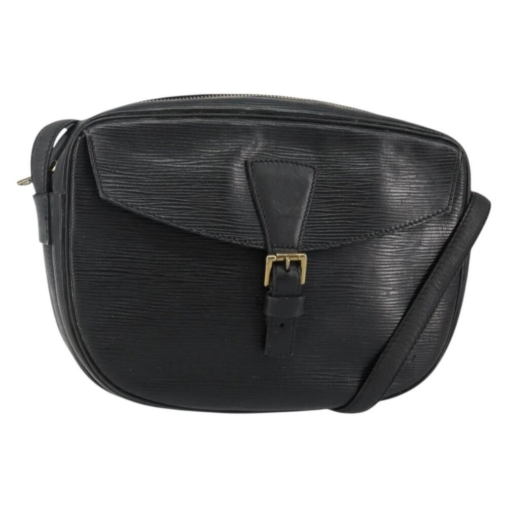 Authentic LOUIS VUITTON Epi Jeune Fille MM Shoulder Bag Black M52152 LV